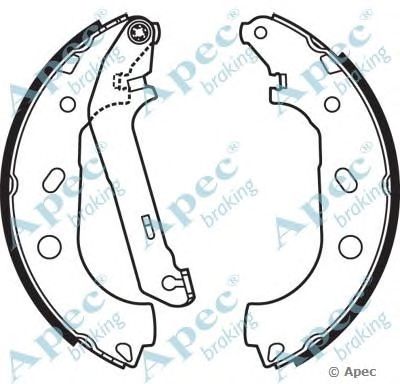 APEC BRAKING shu658 -  Комплект тормозных колодок
